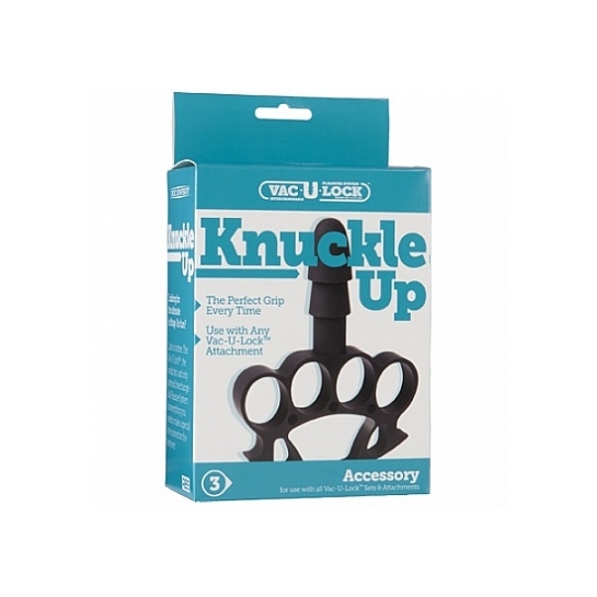 Knuckle up Vac-U-Lock Suction Cup Doc Johnson 2