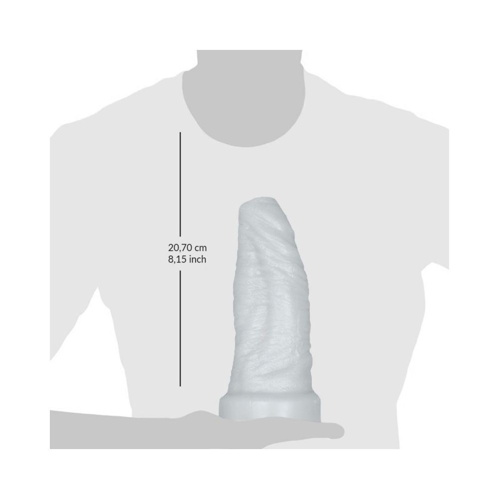 Ogre Silver Soft S-M dildo Hankeys Toys