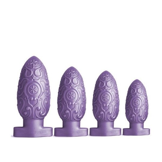 ASSBERGE Egg Butt Plug 4XL Purple Hankey's Toys