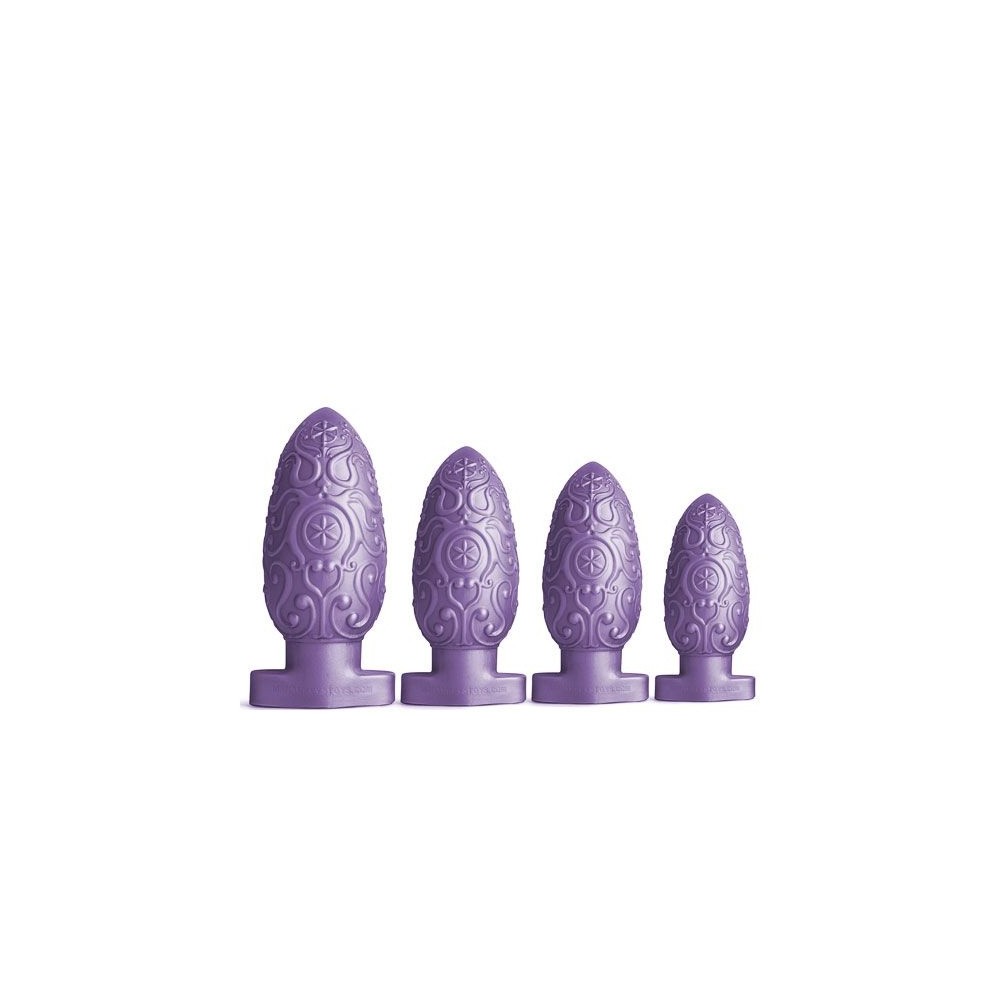 ASSBERGE Egg Butt Plug 4XL Purple Hankey's Toys 4