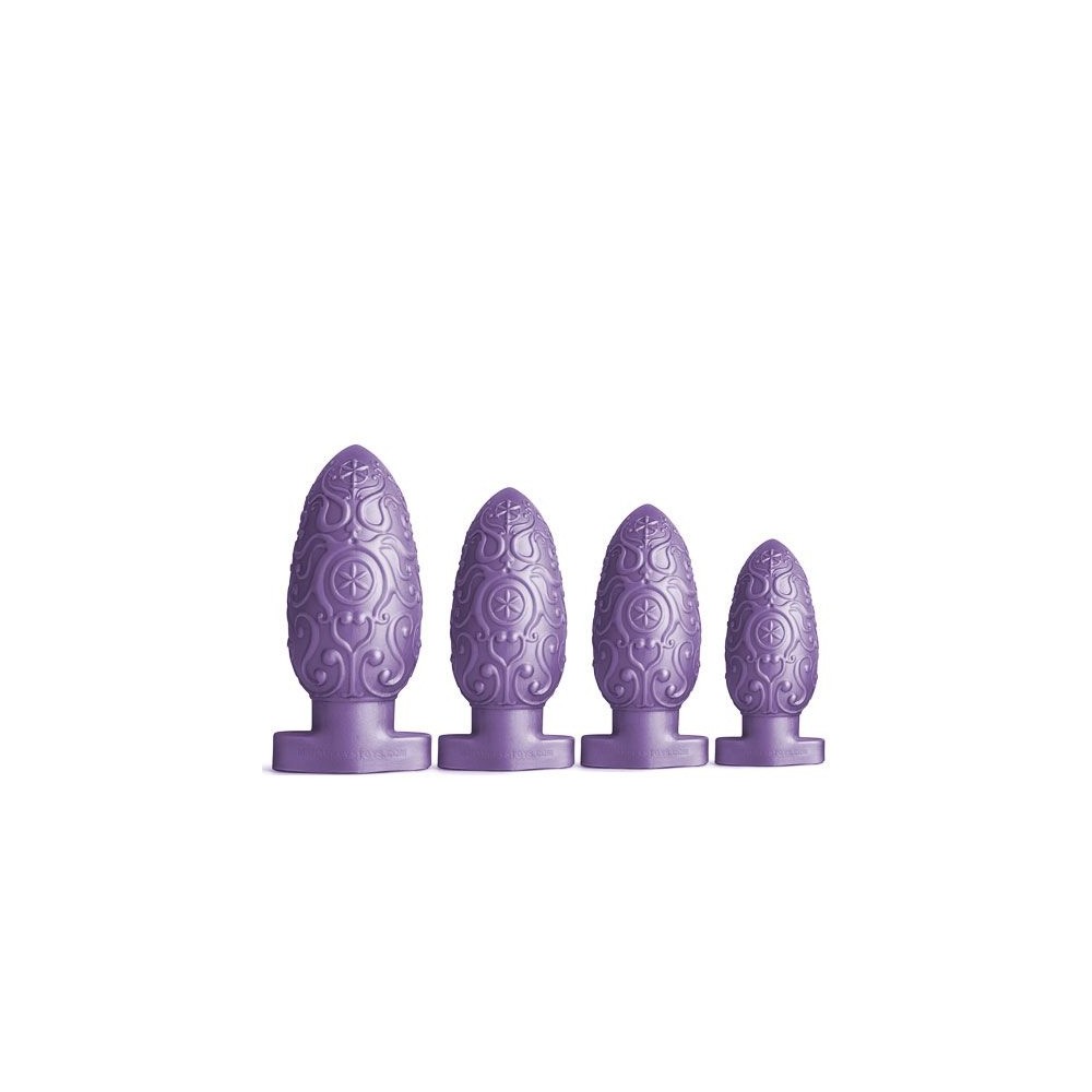 ASSBERGE Egg Butt Plug 4XL Purple Hankey's Toys