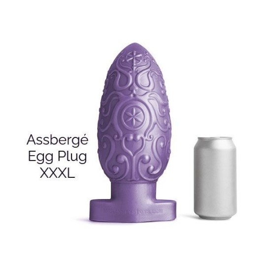 ASSBERGE Egg Butt Plug XXXL Purple Hankey's Toys 1