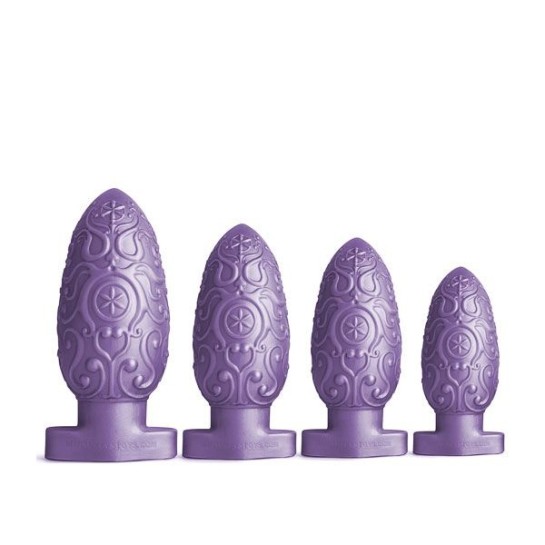 ASSBERGE Egg Butt Plug XL Purple Hankey's Toys 7