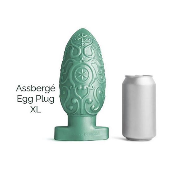 ASSBERGE Egg Butt Plug XL Green Hankeys Toys