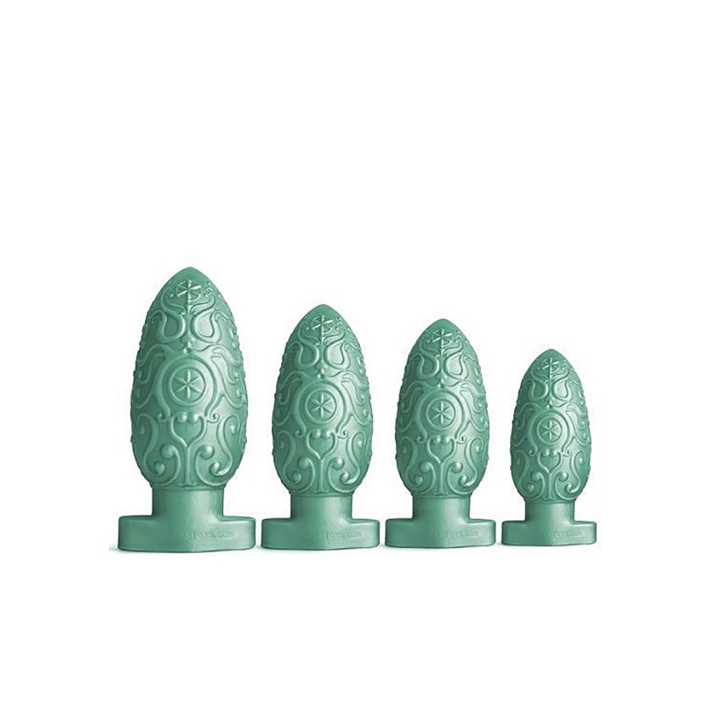 ASSBERGE Egg Butt Plug 4XL Green Hankey's Toys 3