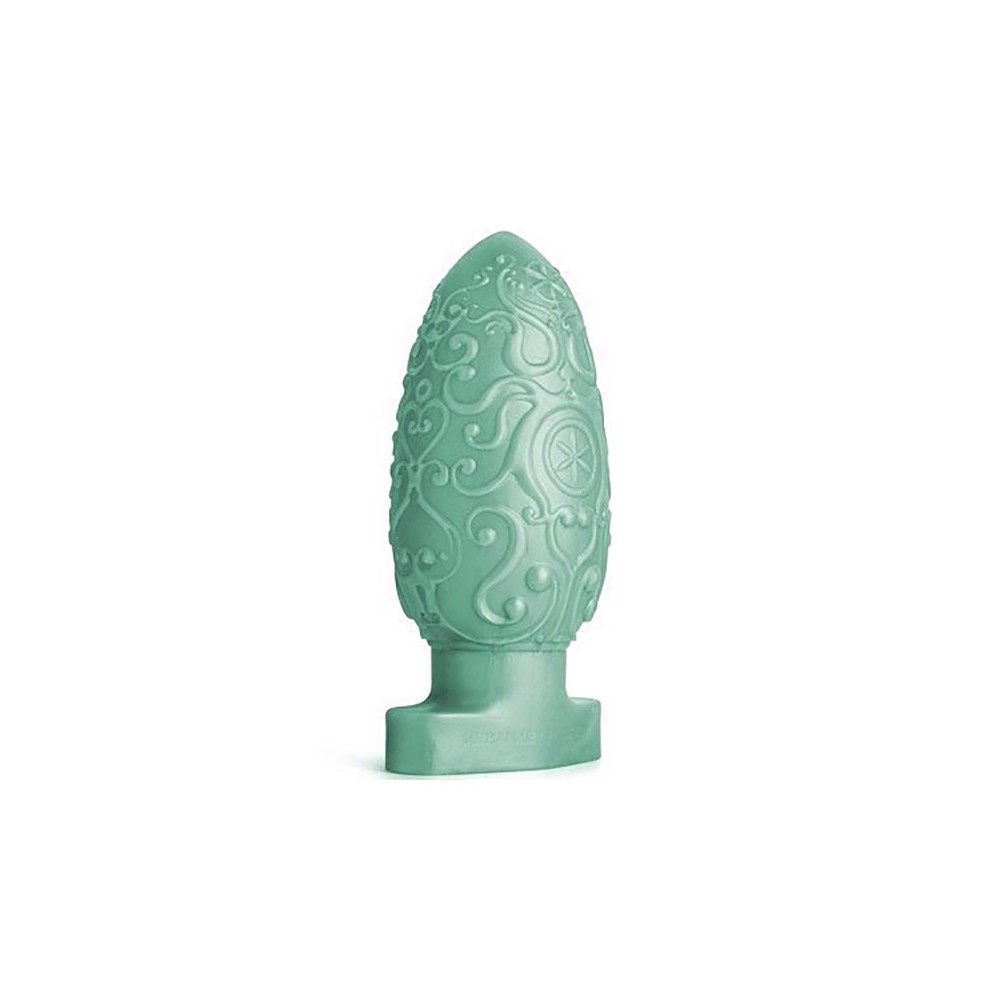 ASSBERGE Egg Butt Plug 4XL Green Hankey's Toys 6