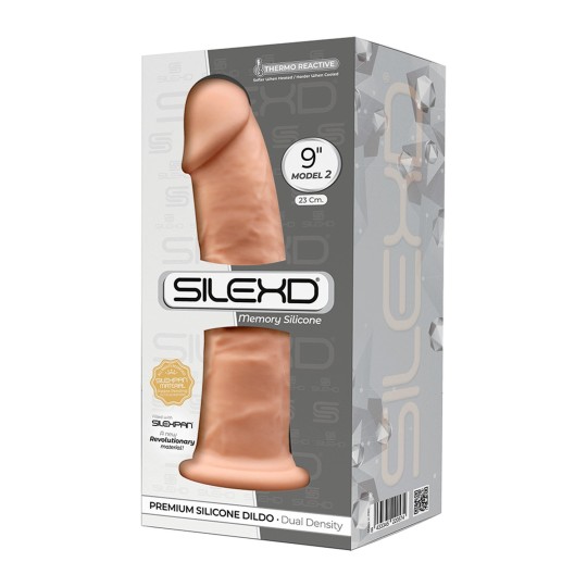 Flesh Double Density Dildo 22.8 cm Model 2 SilexD 3