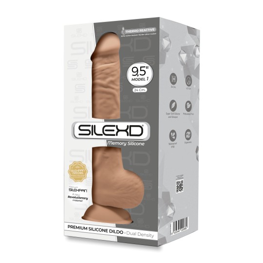 Double Density Dildo Tan 24 cm Model 3 SilexD 3