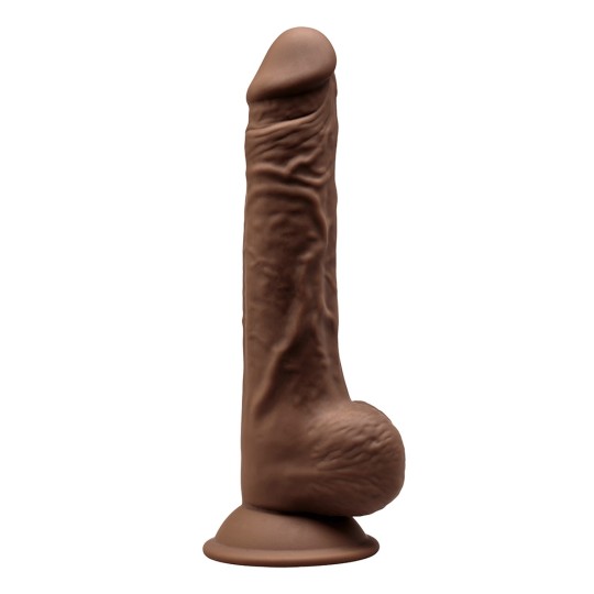 Brown Double Density Dildo 24 cm Model 3 SilexD 4