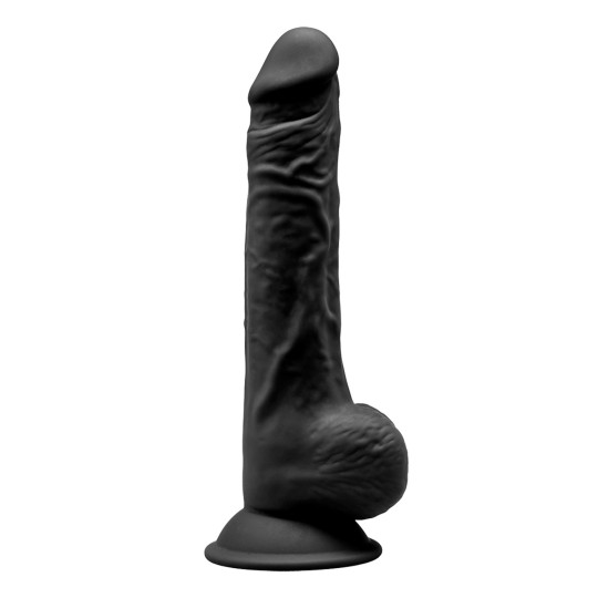 Gode Double Densité Noir 24 cm Modèle 3 SilexD