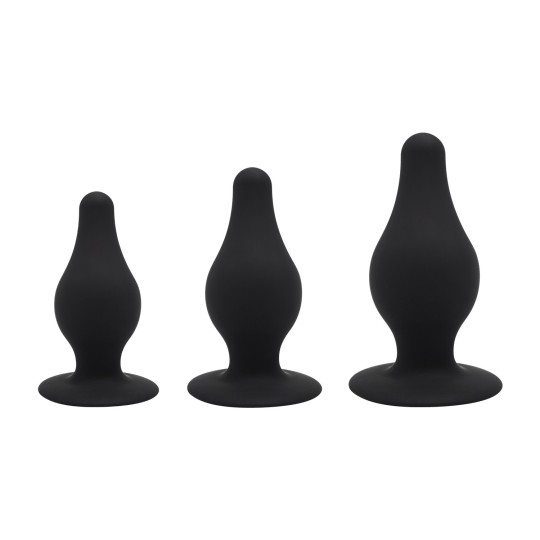 Kit 3 silicone Butt Plugs S M L SilexD