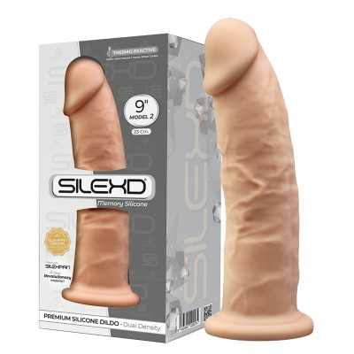 Flesh Double Density Dildo 22.8 cm Model 2 SilexD 1