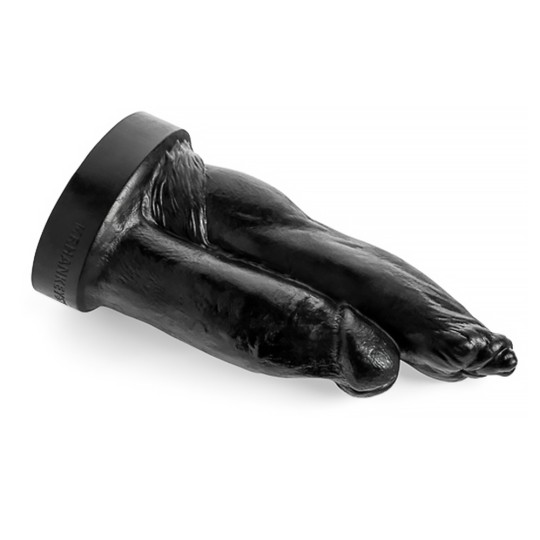 DOUBLE DILDO Black XL Hankey's Toys 8