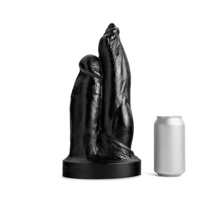 DOUBLE DILDO Black XL Hankeys Toys