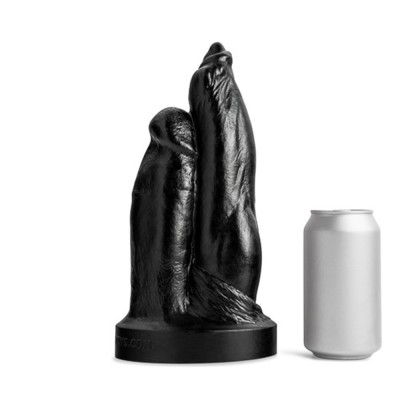 DOUBLE DILDO Black L Hankeys Toys