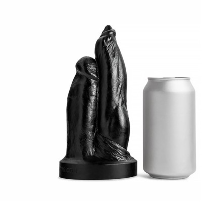 DOUBLE DILDO Black S Hankeys Toys