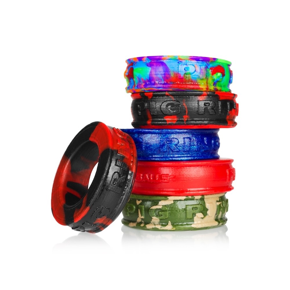 PIG-RING Super Soft Silicone Cockring Oxballs 1