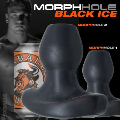 Plug MORPH-HOLE VELVET Schwarz Oxballs 1