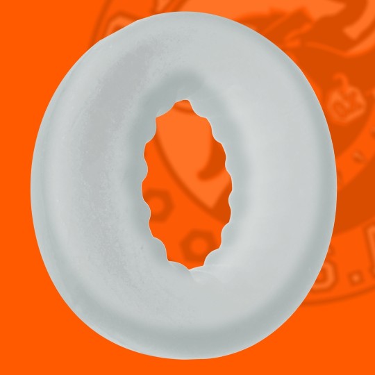 Cockring AXIS Rib-Grip Clear Ice Oxballs