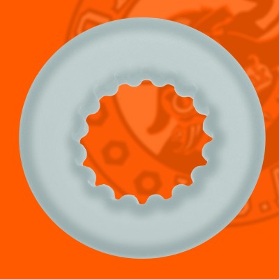 Cockring AXIS Rib-Grip Clear Ice Oxballs