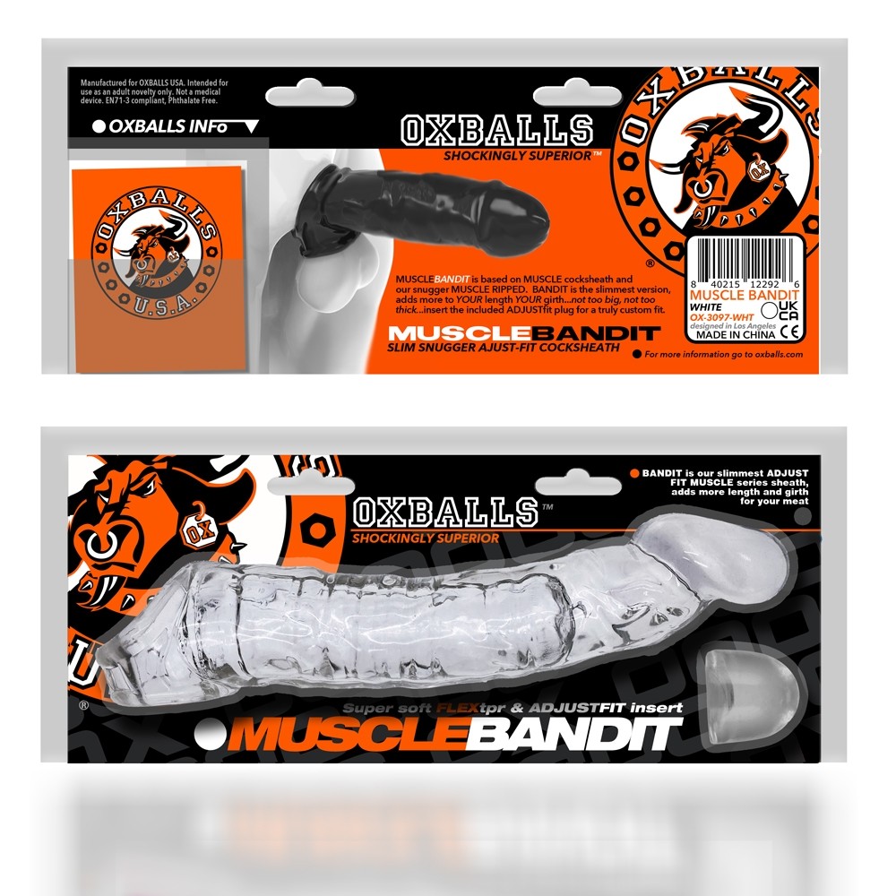 MUSCLE BANDIT Cocksheath Clear Oxballs 1