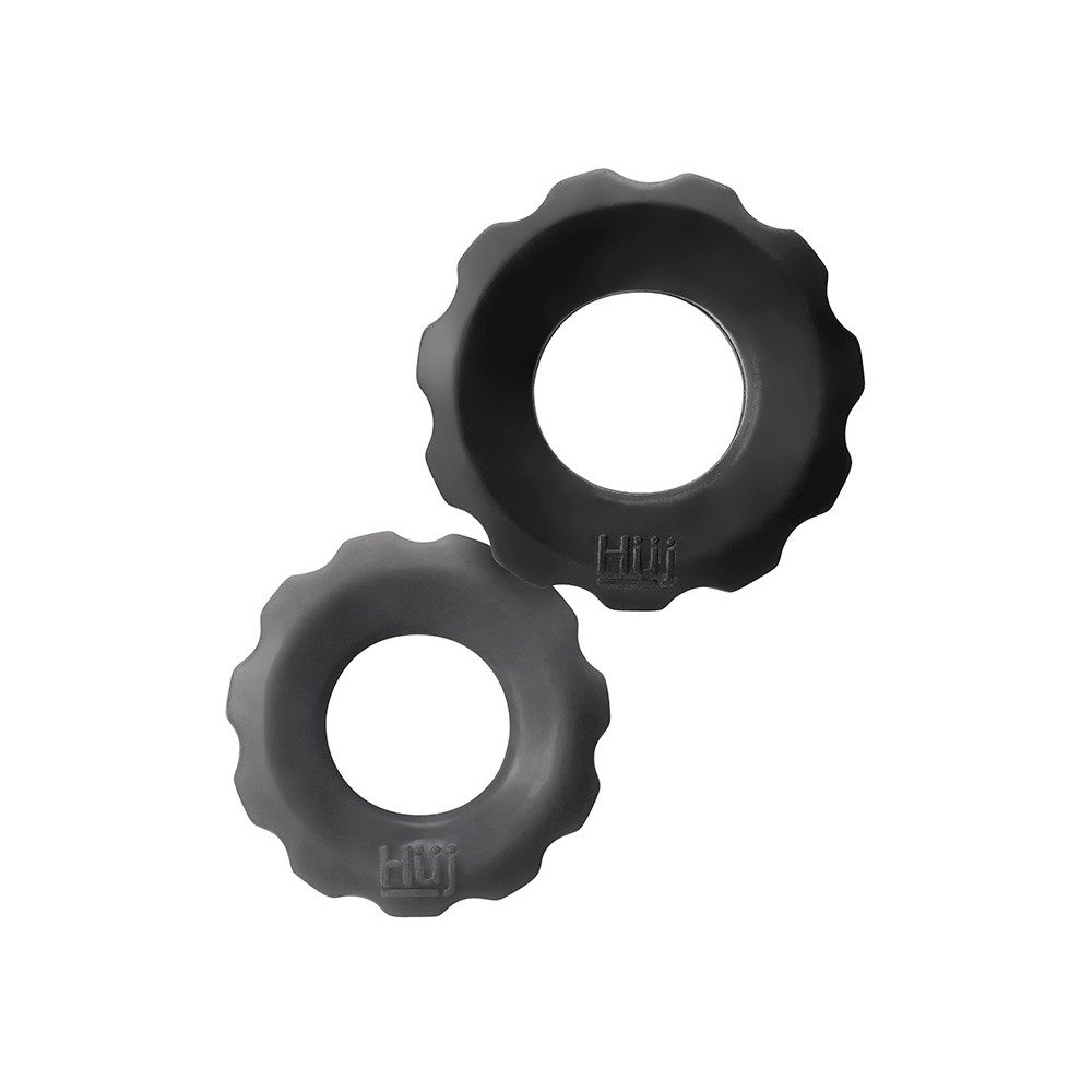 Cog 2-size c-ring pack noir gris Oxballs HünkyJünk 8