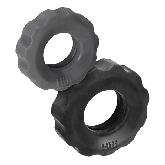 Cog 2-size c-ring pack noir gris Oxballs HünkyJünk 5