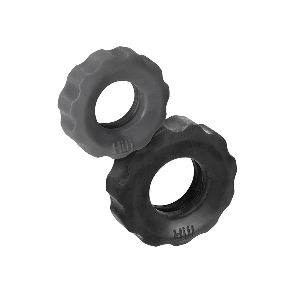 Cog 2-size c-ring pack noir gris Oxballs HünkyJünk 5