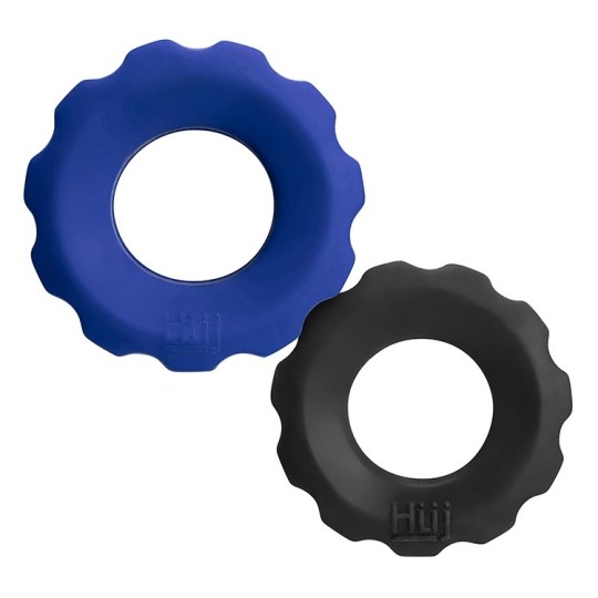 Cog 2-size c-ring pack noir gris Oxballs HünkyJünk 4