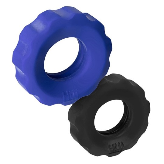 Cog 2-size c-ring pack noir gris Oxballs HünkyJünk 3