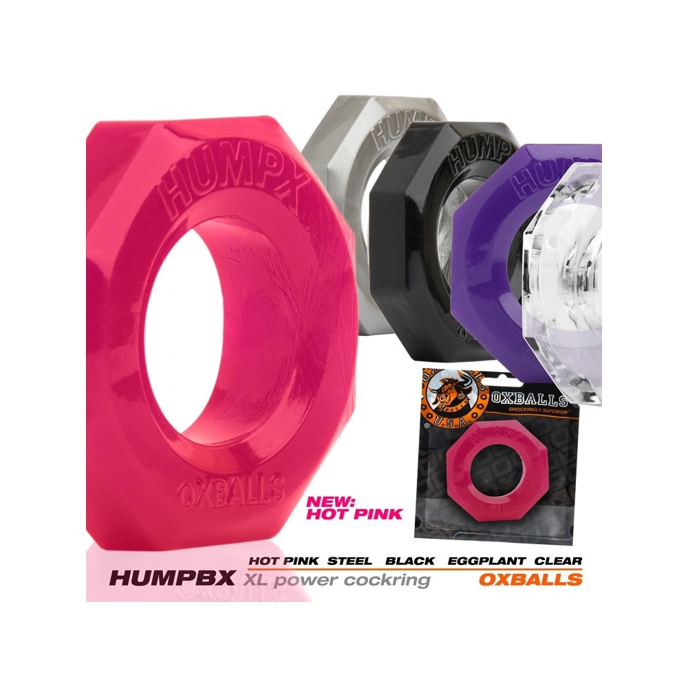 HUMPX Large Thick Hexagonal Cockring Oxballs 12
