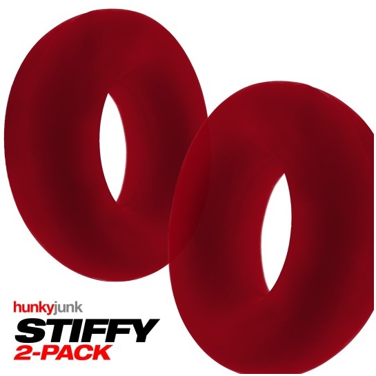 STIFFY Bulge C-Ring 2 pack Red HÜNKYJUNK 2