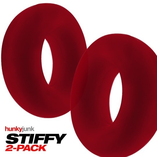 STIFFY Bulge C-Ring 2 pack Red HÜNKYJUNK 2