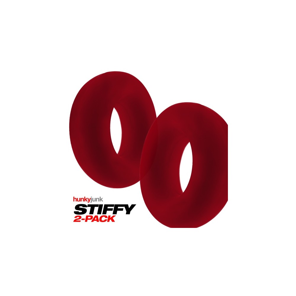 STIFFY Bulge C-Ring 2 pack Red HÜNKYJUNK 2