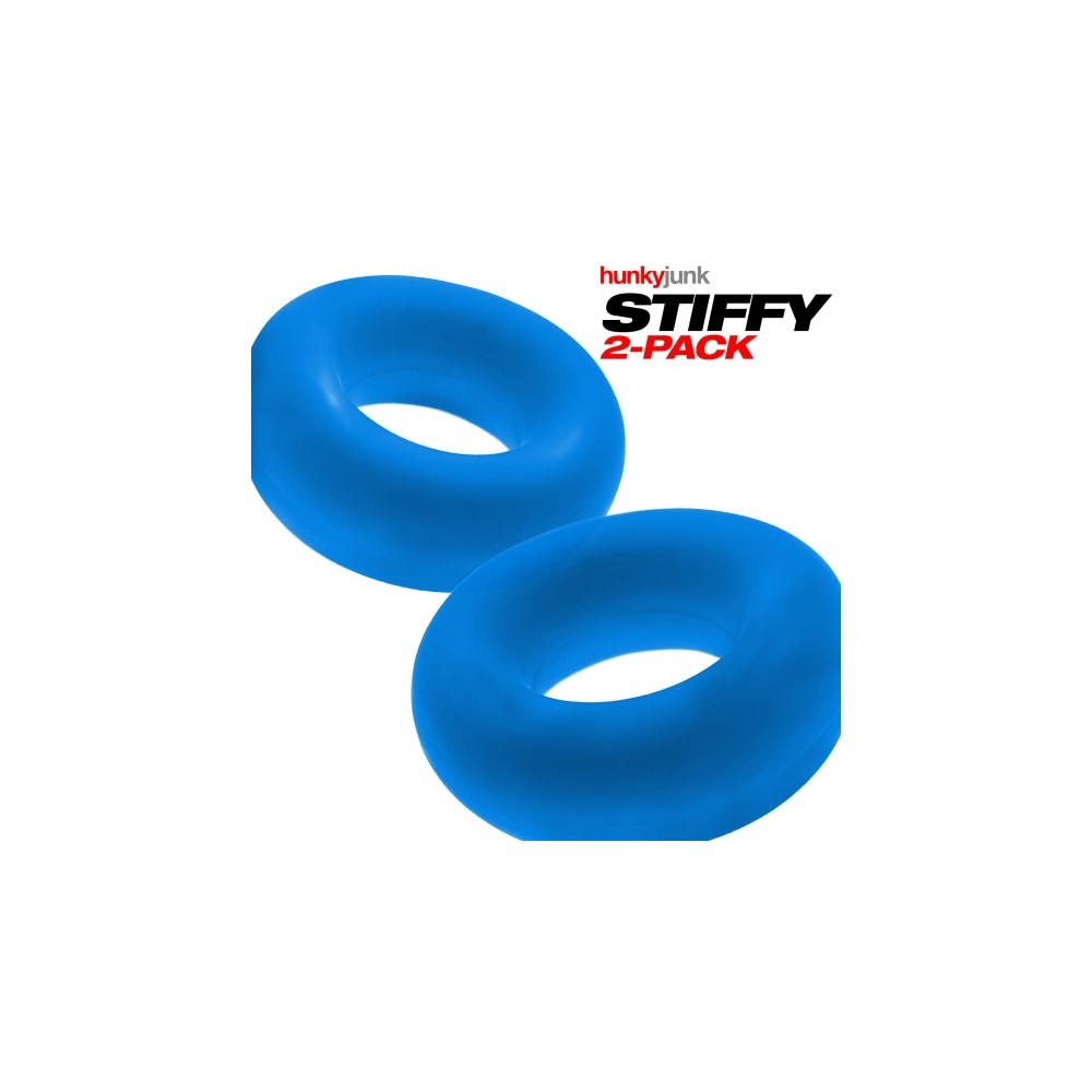 STIFFY Bulge C-Ring 2 pack Blue HÜNKYJUNK 2