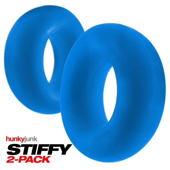 STIFFY Bulge C-Ring 2 pack Bleus HÜNKYJUNK 3