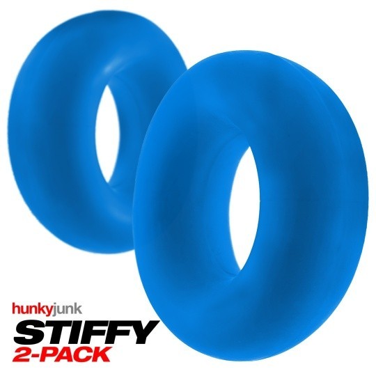 STIFFY Bulge C-Ring 2 pack Bleus HÜNKYJUNK 3