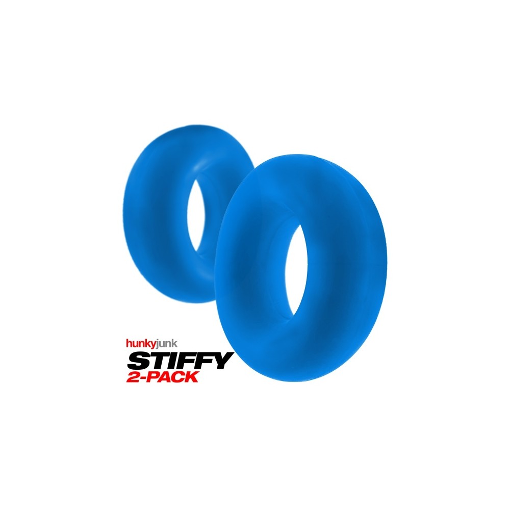 STIFFY Bulge C-Ring 2 pack Blue HÜNKYJUNK 3