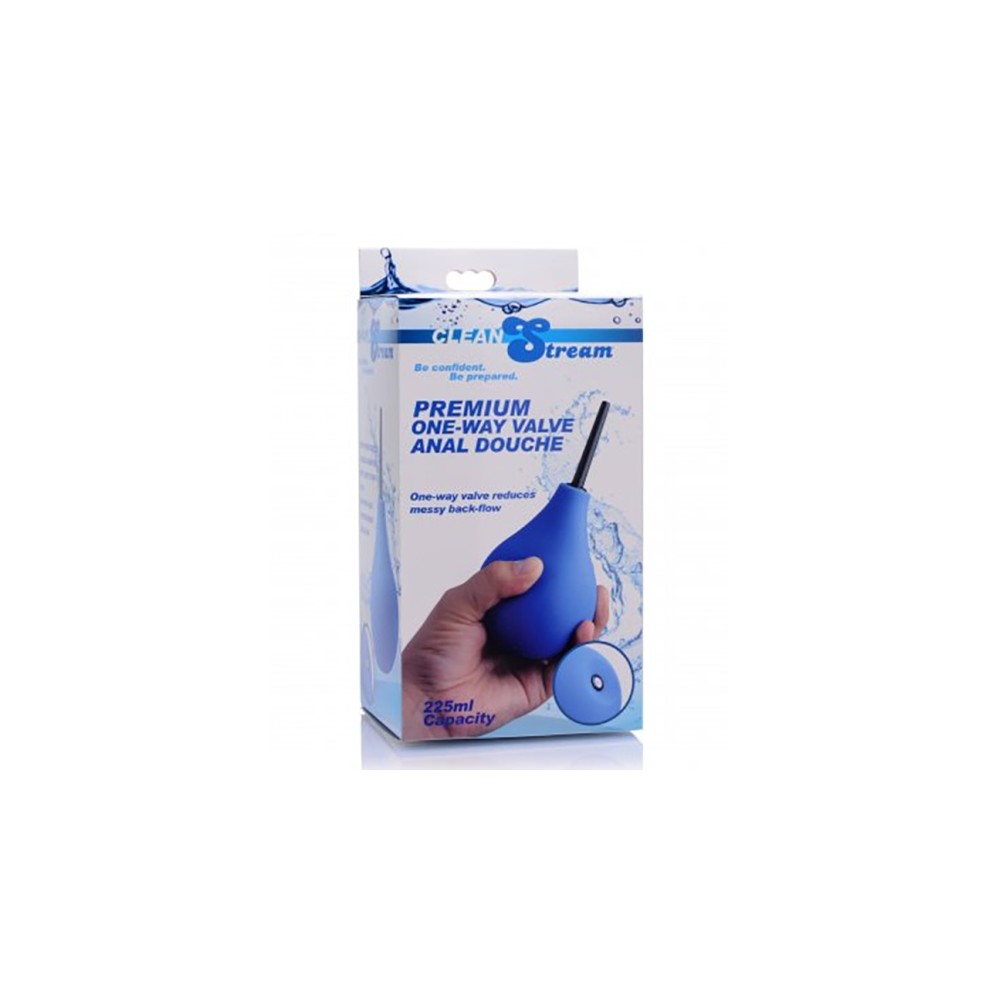 Premium One Way Valve Blue Anal Douche CleanStream 1